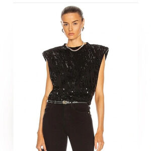 ! Retrofete Nila T Shirt in Black sz M